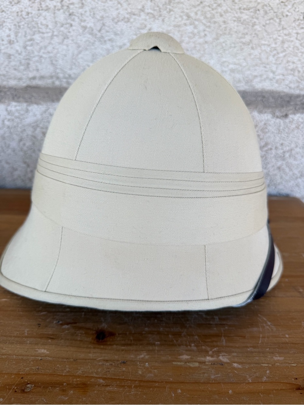Men's Cream Riding Cap - Unbranded - Picture 4 of 6